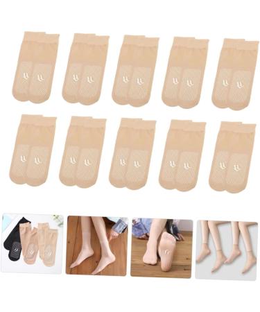 FRCOLOR 10 Pairs Transparent Ankle Socks for Women - Summer Women's Skimmer Shorts | Fashionable Elastic Mid-Tube Stockings - Buy Online on GoSupps.com