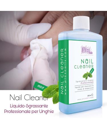 Nail Cleaner Professional Nails Degreaser 100 ml Mint - Nail Degreaser Removes the dispersion (sticky) layer from Builder Gel Nails - Buy Online on GoSupps.com