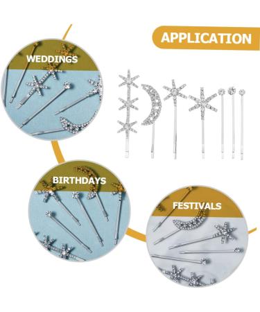 MAGICLULU 5 Sets Fringe Bobby Pin Womens Barrettes for Hair Barrettes for Women Hair Clips for Teen Girls Metal Hair Barrettes Hair Accessory for Women Korean Rhinestone Issue Card - Buy Online on GoSupps.com