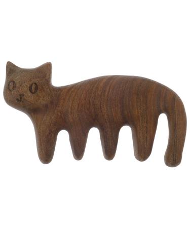 Baluue Cat Shaped Comb Portable Head Massage Comb Tooth Hair Massage Comb Massager Head Comb for Scalp Scraping
