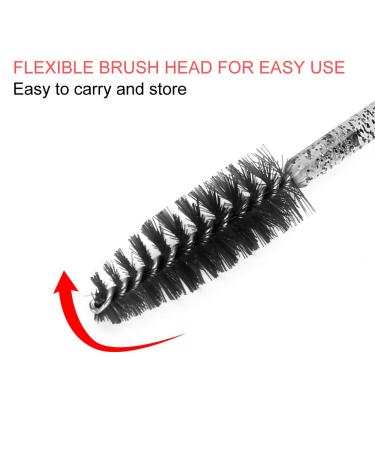 Buy Mascara Eyelash Brush - Flexible Nylon Applicator Makeup Kit for Perfect Eye Makeup - Buy Online on GoSupps.com