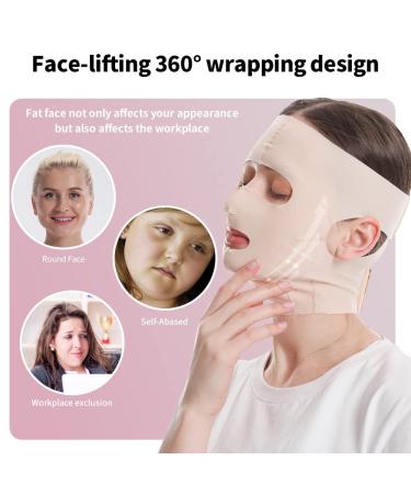 Full Face Lift Sleeping Belt | Thin Facial Massage Shaper | Double Chin Slimming Strap | Reusable & Breathable Face Mask for Women - Buy Online on GoSupps.com