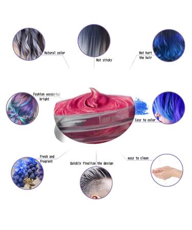 Hair Color Wax - Red Natural Matte Hairstyle for Party Cosplay & Halloween | International Shipping - Buy Online on GoSupps.com