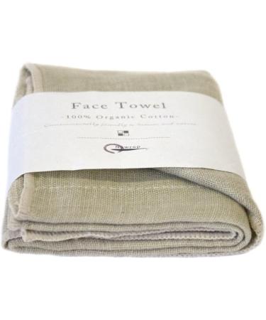 Nawrap Organic Cotton Face Towel - Durable, Absorbent & Quick-Dry - Green - Buy Online on GoSupps.com