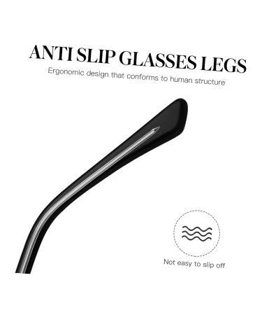 Buy Subsofan 4 Pairs Universal Glasses Frames - Transparent Black Rose Gold & Gray | Durable TR90 Replacement Brackets for Men & Women - Buy Online on GoSupps.com