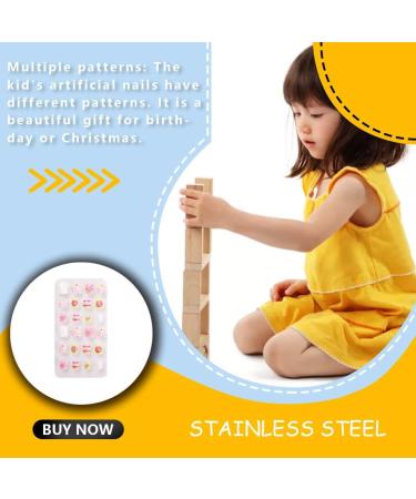 dijiusidy 1 Set Christmas Nail Wraps Cartoons Style Decor Adorable False Fingernails Children Removable Art Decals DIY Manicure PNT-16-06 - Buy Online on GoSupps.com