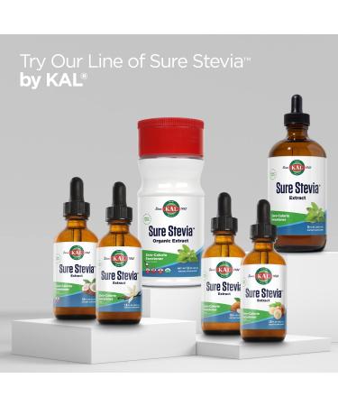 KAL Sure Stevia Natural Extract 3.5 oz - Premium Sugar Substitute - Buy Online on GoSupps.com
