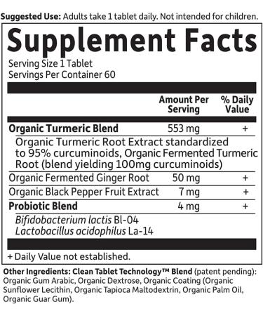 Organic India Turmeric Formula for Joint Mobility & Support - 90 Vegetarian Caps - Buy Online on GoSupps.com