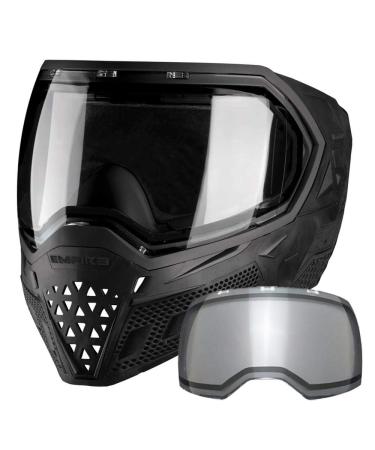 Empire EVS Paintball Mask/Goggle - 2 Thermal Lenses Black