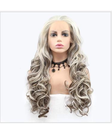 BGHJUE Wig Accessories Women Synthetic Wigs With Bangs Hair Realistic Simulation Scalp Wig Natural Curls