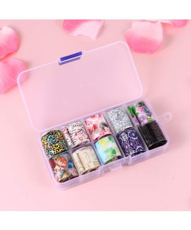 1 Nail Stickers Nail Art Decals Flower Stickers Flower Nail Decorations Applique Sixtieth Miss Boxed - Buy Online on GoSupps.com