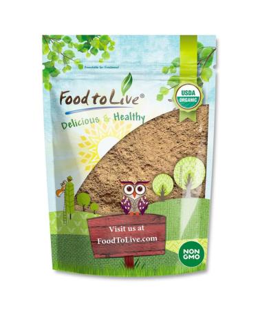 Food to Live Organic Energize Chocolate Protein Mix 8 Ounces Plant-Based Blend with Hemp and Pumpkin Protein. Cacao Banana and Maca Powders. Perfect for Smoothies and Shakes. Vegan Kosher Bulk Chocolate 8 Ounce (Pack