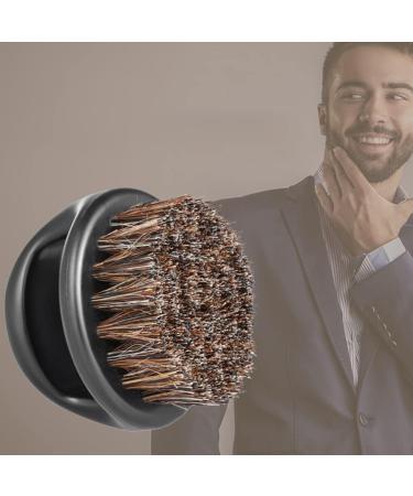 Men's Bristle Beard Brush & Mustache Comb - Premium Round Hair Bristles for Perfect Grooming - Buy Online on GoSupps.com
