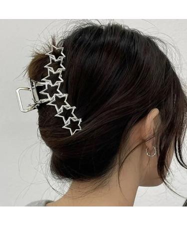 Hair Clips For Women Claw Clips Bow Hair Clips Claw Clips Claw Clips For Thick Hair Large Hair Clips(Color:Star) - Buy Online on GoSupps.com