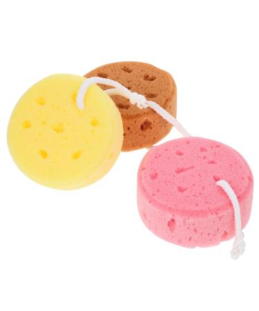 Zerodeko 3pcs Seaweed Bath Sponge Shower Accessory Body Sponge Portable Bath Ball Bath Shower Ball Honeycomb Bath Ball Bath Shower Sponge Body Exfoliating Bath Ball Body Scrubber Bath Tools 1 Count (Pack of 1) Assorted Color