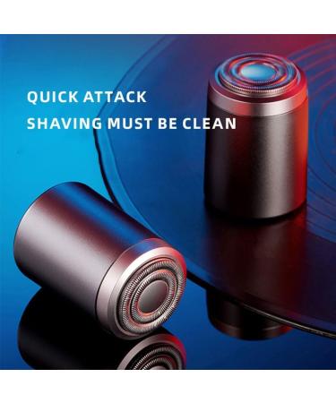 Sopami Mini Electric Shaver Portable Mini Electric Shaver USB Rechargeable Waterproof Electric Razor Beard Trimmer for Men (gray) - Buy Online on GoSupps.com