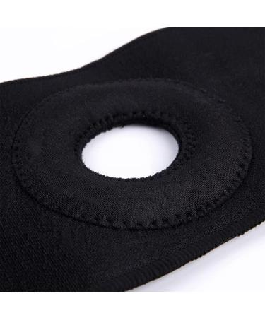 Adjustable Knee Brace with Stabilizers, Gel Pads & Velcro Straps for Pain Relief & Injury Recovery - Meniscus Tear, ACL, Joint Support - Black, One Size - Buy Online on GoSupps.com