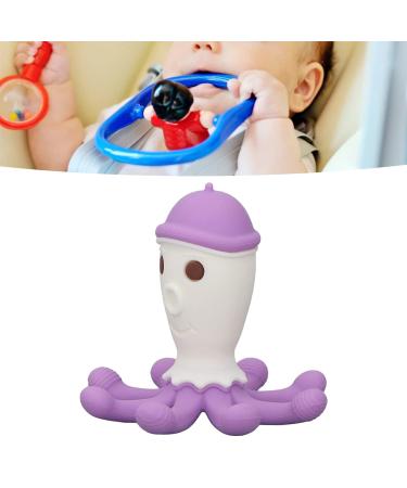 Octopus Shaped Silicone Teething Toy for Babies - Cute and Soft Teether for Family Travel - Buy Online on GoSupps.com