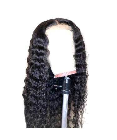 Real hair wig real hair lace front wave wavy natural hair real hair wig black women real remy brazilian hair 150% density high temperature resistance 24 inches
