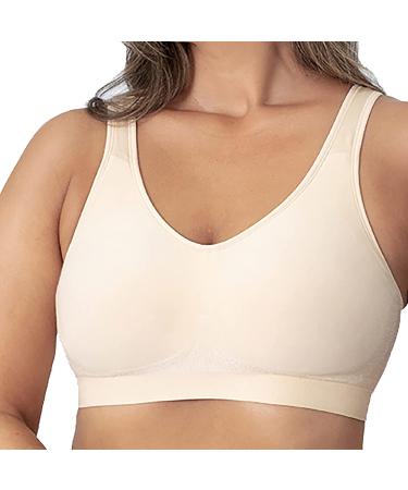 Buy Sexy Comfortable Glossy Silk Tank Top for Women | T Shirt BH Women Without Bracket | Fitness Apparel in Beige XXL - International Shipping Available - Buy Online on GoSupps.com