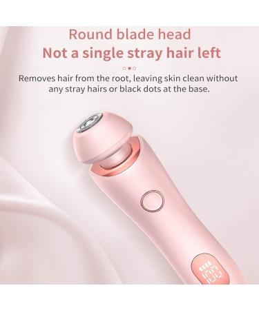 Duskofficial Razor Dusk Official Electric Razor Dusk Electric Shaver for Women 2 in 1 Electric Shaver Razors for Women Wet and Dry Painless Hair Removal Removable Head (Pink) - Buy Online on GoSupps.com