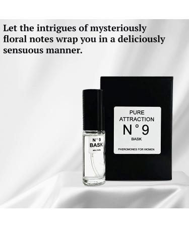 N o 9 Bask Pheromone Perfume (5 ml) for Women to Attract Men - 99 Percent Pure Pheromones Infused Cologne Spray for Her Concentrated Female Feromone for Love Attraction White Label - Buy Online on GoSupps.com