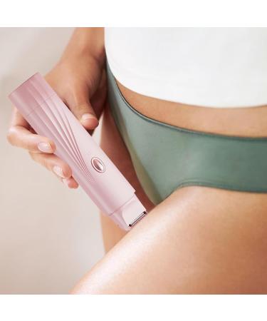 Shavers for Women Cordless Bikini Hair Removal Double Head Beauty Accessories Intimate Zones Sensitive Skin Pink - Buy Online on GoSupps.com