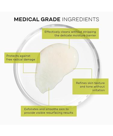 Replenix Glycolic Acid Resurfacing Cleanser - Medical Grade Exfoliating Face Wash | Brightens Skin, Minimizes Pores & Evens Skin Tone | 6.7 oz - Buy Online on GoSupps.com