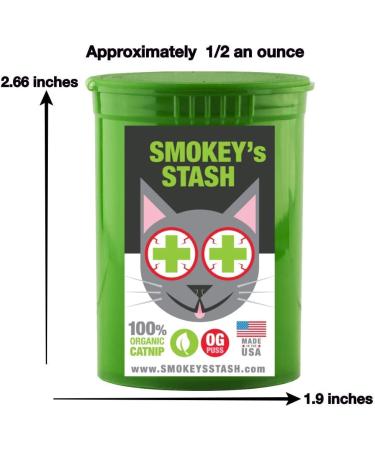 Organic Catnip for Cats - Smokey's Stash OG Puss Potent Catnip (1 Pack) - Buy Online on GoSupps.com