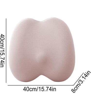 Car Backrest Cushion | Breathable Lumbar Support Cushion Car Seat Waist Protection Support Ergonomic Soft Sponge Backrest Cushion Pink - Buy Online on GoSupps.com