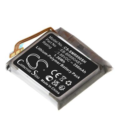 EB-BR890ABY GH43-05066A EB-BR870ABY 350mAh Battery Compatible with SM-R895U SM-R875 Watch4 Classic 46mm SM-R890NZKCXAA 3.88V
