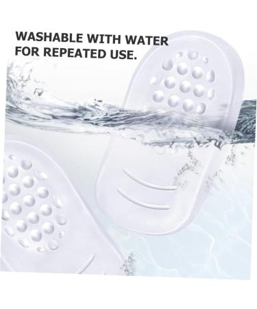 NOLITOY Silicone Heel Pads for Women - 4 Pairs Self-Adhesive Gel Inserts for Comfort in Heels & Boots - Clear Cushion & Grip for Dressy Shoes - Buy Online on GoSupps.com