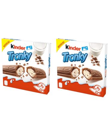 Generisch Tronky Pack of 10 Children's Chocolate Bars Ferrero Chocolate Creams Chrispy