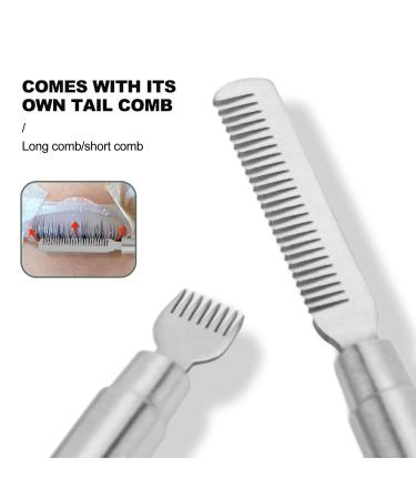 Buy 2 in 1 Stainless Steel Eye Lash Tool Kit - Double Ended Separator & Perming Tools for Eyebrows & Lashes | International Shipping Available - Buy Online on GoSupps.com