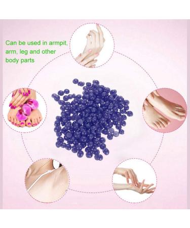 300g Hard Wax Pearls for Hair Removal - 8 Types of Depilation Beans for Body Face Eyebrows Armpits & Bikini - Lavender Beeswax Pellets - International Shipping - Buy Online on GoSupps.com