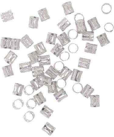 Amoyer 50pcs Colorful Metal Braid Pearl Hair Clips - Chic Bead Silver Hair Decoration for International Shipping - Buy Online on GoSupps.com