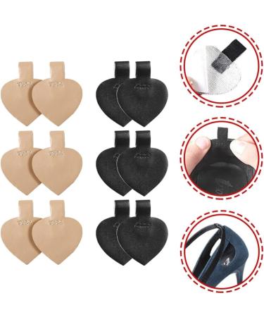 Lurrose Plantar Fasciitis Inserts - 6 Pairs Heart High Heel Pads | Shoe Insert Heel Protection | Adhesive Liner Pads for Tendonitis Relief | Durable Colorful Designs - Buy Online on GoSupps.com