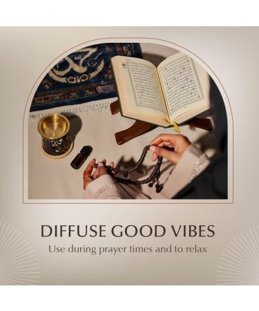 Floral Oud Diffuser Oil Set, Essential Oils by Dukhni | 3 x 10ml Arabic Oil Gift Set for Diffuser & humidifier | 100% Pure Halal Oudh Oils | Relax with Home Aromatherapy, for Relaxation and Massage - Buy Online on GoSupps.com