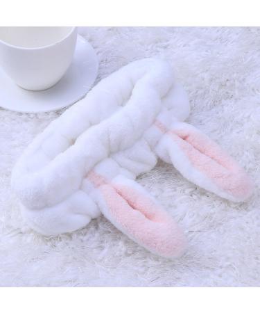 LALAFINA Face Washing Headband with Ears Easter Bunny Makeup Headband Rabbit Ears Hairband Bunny Ear Cosmetic Headband for Washing Face Shower Makeup Beige Spa Headband Bowknot - Buy Online on GoSupps.com
