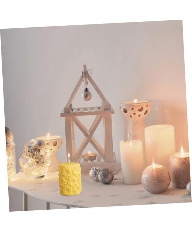 Tofficu 1pc Candle Mold Silicone Molds Mould Cylinder Mold Chocolate Mold Reusable Mold Decorate Plum Bossom White 10.5X8cm - Buy Online on GoSupps.com