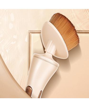 Vibrating Makeup Brush 360 Degrees Rotating Portable Cosmetic Brush - Foundation Makeup Brush for Liquid Cream Powder Gift for Women Wife Friend Hersil Electric foundation brush (battery type) - Buy Online on GoSupps.com