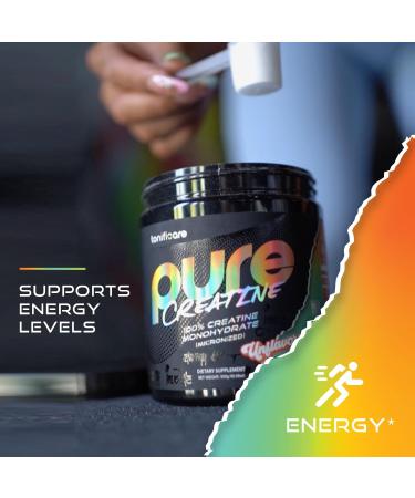 Pure Creatine Monohydrate - Micronized Unflavored 5G Powder for Muscle Gain | 100% Creatine 60 Servings - International Shipping Available - Buy Online on GoSupps.com