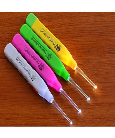 LED Lighting Ear Pick - Safe Earwax Removal Tool for Kids - 4pcs Set - Buy Online on GoSupps.com