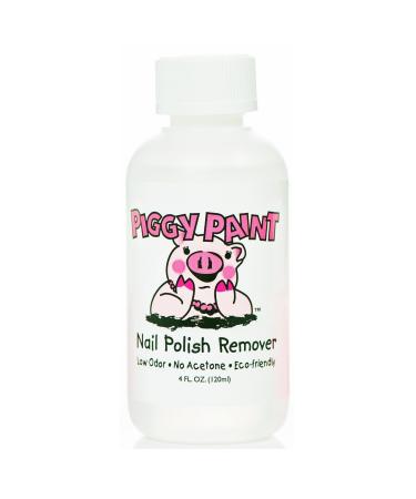 Piggy Paint 100% Non-toxic Girls Nail Polish  Safe  Chemical Free  Low Odor for Kids - Remover  4 oz