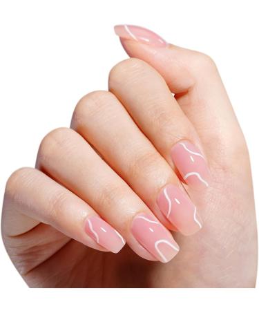 AILLSA Nude Gel Nail Polish Set Jelly Pink Milky White Black Red Gel Polish with Base and Top Coat Classic Popular Color All Season Soak Off U V L ED Manicure Art Salon DIY at Home 7Pcs 8ML Black White - Buy Online on GoSupps.com