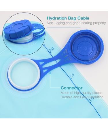 Monvecle Hydration Pack Backpack with 2L Bladder - Red | Ideal for Cycling, Hiking, Climbing - Buy Online on GoSupps.com