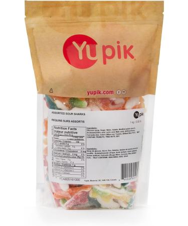ASSORTED SOUR SHARKS - 1KG Non-GMO - Buy Online on GoSupps.com