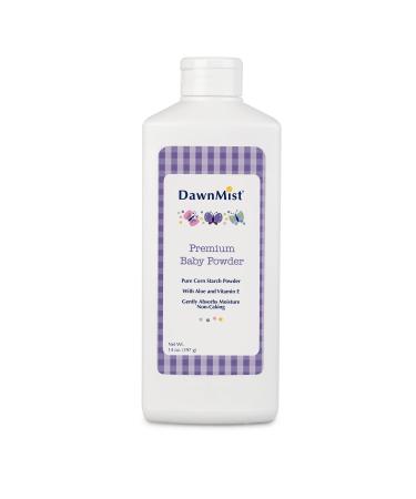 Dukal Pure Cornstarch Baby Powder with Aloe  Vitamin E  14 oz Talc Free Baby Powder Travel Size with Fresh Scent  Soothing Safe Baby Powder with Cornstarch  Hypoallergenic Pure Baby Powder for Newborn