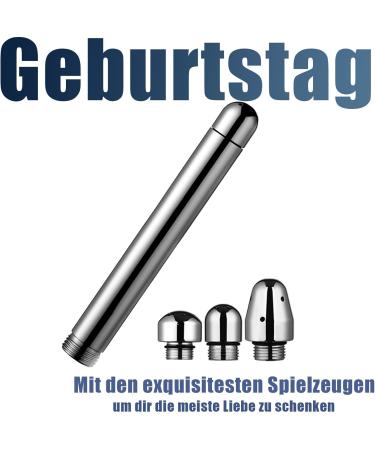 Premium Shower Enema Set for Intimate Cleansing - 3 Metal Nozzles for Men & Women | Ideal for Anal & Colon Cleaning - Buy Online on GoSupps.com