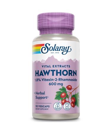 SOLARAY One Daily Hawthorn Extract, 600mg | 30 Count - Buy Online on GoSupps.com